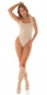 Preview: Figurbetontes Bodytop mit schmalen Träger - beige