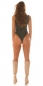Preview: Figurbetontes Bodytop mit schmalen Träger - khaki