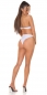 Preview: Exklusiver Sexy Monokini mit Cutouts und Softcups - weiß
