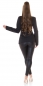 Preview: Blazer-Jacke mit transparenten Mesh-Einsätzen - schwarz