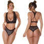 Preview: Sexy Dessous-Set aus feiner Spitze - schwarz