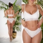Preview: Sexy 2tlg. Dessous-Set aus zarter Spitze - rosa