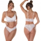 Preview: Sexy 2tlg. Dessous-Set aus zarter Spitze - rosa