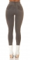 Preview: High Waist Basic Skinny Jeans in aktueller Waschung - grey