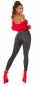 Preview: High Waist Skinny Jeans mit Vintage-Effekten in dark grey