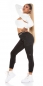 Preview: Moderne Cargo-Jeans mit seitlichen Pattentaschen - schwarz
