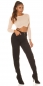 Preview: High Waist Jeans im lässigen Mom Fit Style - schwarz