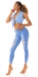 Preview: Perfect Fit Stretch-Jeans im Used Look - blue washed