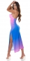 Preview: Luftig leichtes Sommerkleid im Batik-Look - royalblau