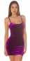 Preview: Sexy Minikleid mit Cut Outs im Rückenbereich - violett
