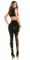 Preview: Ärmelloser Wrap-Blazer mit sexy Cutouts - schwarz