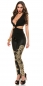 Preview: Ärmelloser Wrap-Blazer mit sexy Cutouts - schwarz