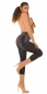 Preview: High Waist Leggings im Jeans-Look - schwarz