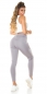 Preview: Figurbetonte Fitness-Leggings - stone