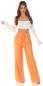 Preview: Damen Sommer Plissee Hose