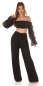 Preview: Damen Sommer Plissee Hose
