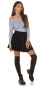 Preview: Figurbetonter Basic Rollkragen-Pullover in stone