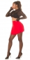 Preview: Freche Skorts - Rock und Hot Pants in einem - rot