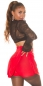 Preview: Freche Skorts - Rock und Hot Pants in einem - rot