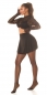Preview: Freche Skorts - Rock und Hot Pants in einem - schwarz