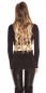 Preview: Figurbetonter Longpullover aus weichen Feinstrick - schwarz