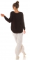 Preview: Weicher Grobstrick-Pullover mit Rundhals-Ausschnitt - coffee