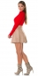 Preview: Kuschelweicher Rollkragen-Pullover in rot