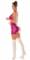 Preview: 2-tlg Wetlook Party Set Top und Minirock - pink