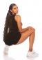 Preview: 2-teiler Set aus Top und Shorts in schwarz