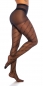 Preview: Netzstrumpfhose mit sexy Schriftzug-Muster - schwarz