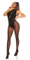 Preview: Feinstrumpfhose mit sexy Rauten-Muster - schwarz