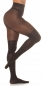 Preview: Feinstrumpfhose im Overknee Look Hearts - schwarz