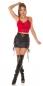 Preview: Sexy Bustier-Top aus zarter Spitze inkl. Soft-Cups - rot