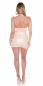 Preview: Figurbetontes Neckholder-Top mit Wasserfall-Ausschnitt - rosa