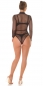 Preview: Sexy Body-Top aus transparenten Mesh-Gewebe - schwarz