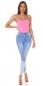 Preview: Basic Träger-Top mit Rund-Ausschnitt - rosa