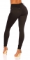 Preview: Basic High Waist Skinny Jeans - schwarz