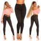 Preview: Basic High Waist Skinny Jeans - schwarz