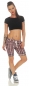 Preview: Baumwoll-Shorts im modischen Karo-Look - rosa