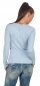 Preview: Taillierter Feinstrick-Pullover mit Strass-Verzierung - angelblue