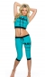 Preview: Sexy Shirt mit Capri-Hose