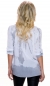 Preview: Batik-Bluse aus dünnem Stoff - weiß/grau