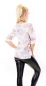 Preview: Langarmshirt mit modischen Skull-Print - violett