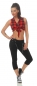 Preview: Capri-Jeans mit diagonaler Knopfleiste und Zipper in schwarz