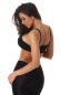 Preview: Sexy bauchfreies Bustier-Top in schwarz