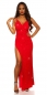 Preview: Glamour glitzer Trägerkleid