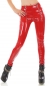 Preview: Latex Leggings mit Zipper