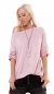 Preview: Lässiges Oversize-Shirt mit weitem U-Boot-Ausschnitt in weiß