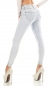 Preview: Skinny Jeans mit sexy Push Up Effekt in super heller Waschung - ice blue