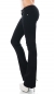 Preview: Stretch-Jeans im Bootcut-Style schwarz